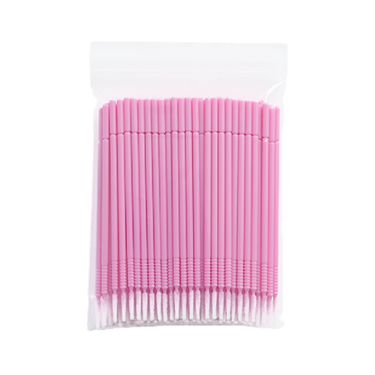 マイクロブラシ ロング pink 100本